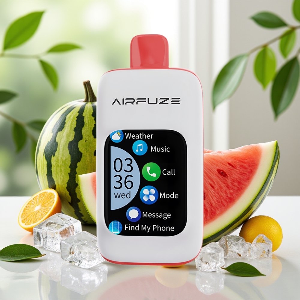 AirFuze Smart 30000 Пуфове Дисплей Тъч-екран 5% Никотин 900mAh Type-C Диня Лед