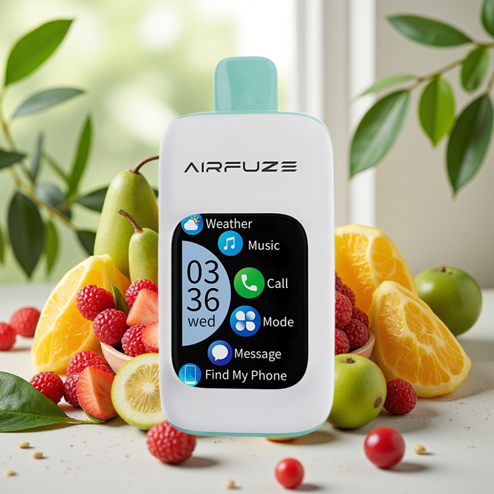 AirFuze Smart 30000 Пуфове Disposable Vape Rainbow Плодов Взрив 900mAh Type-C