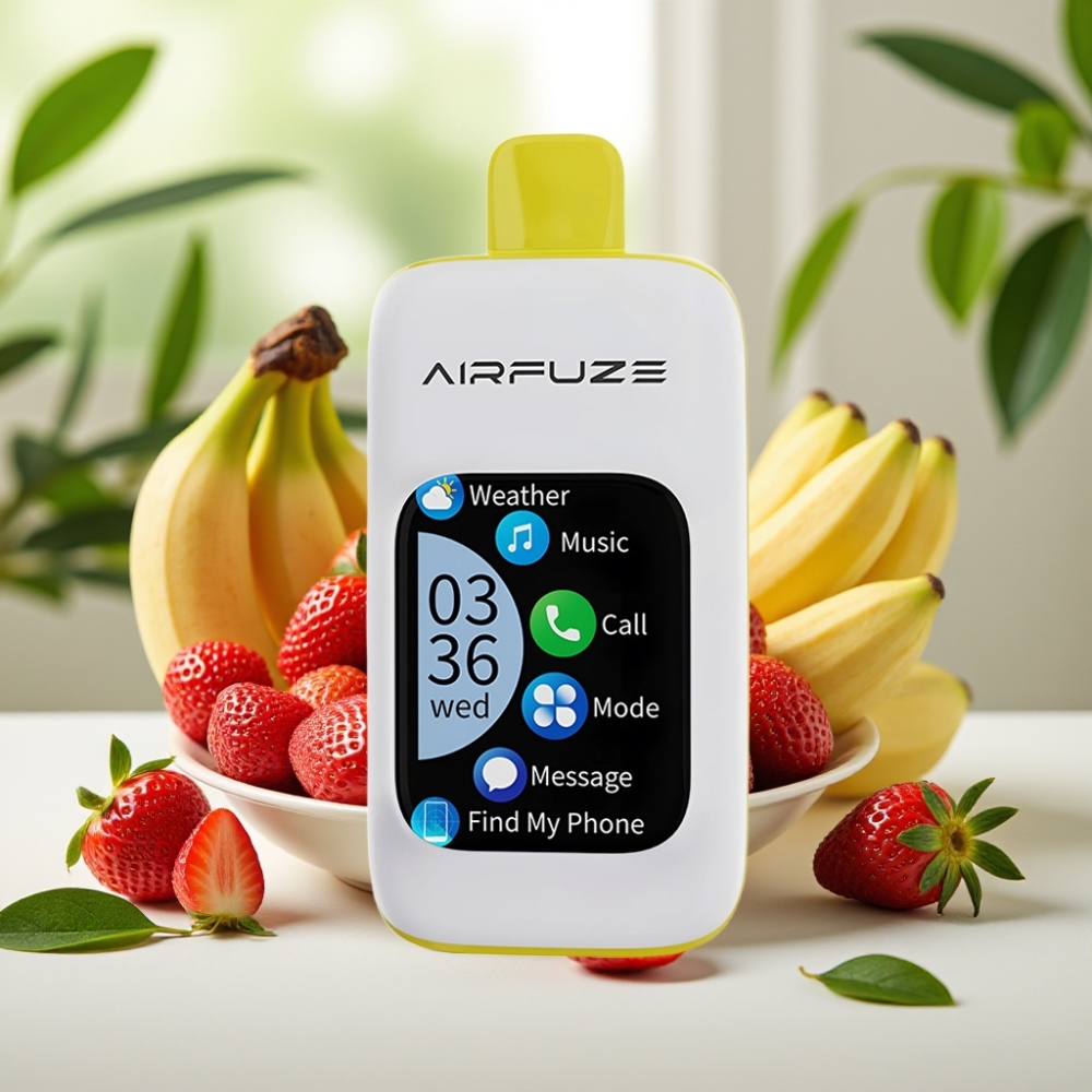 AirFuze Smart Pro 40000 Puffs Bulgaria vape wholesale 900mAh 20ML 2%/5% Ягода-Банана