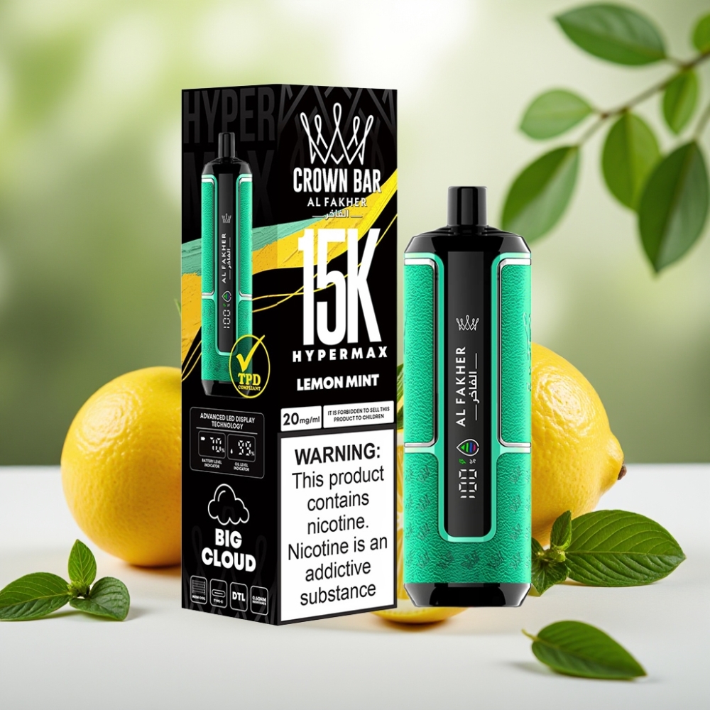 Al Fakher Crown Bar 15K Hypermax 22ml 600mAh Лимон Мента