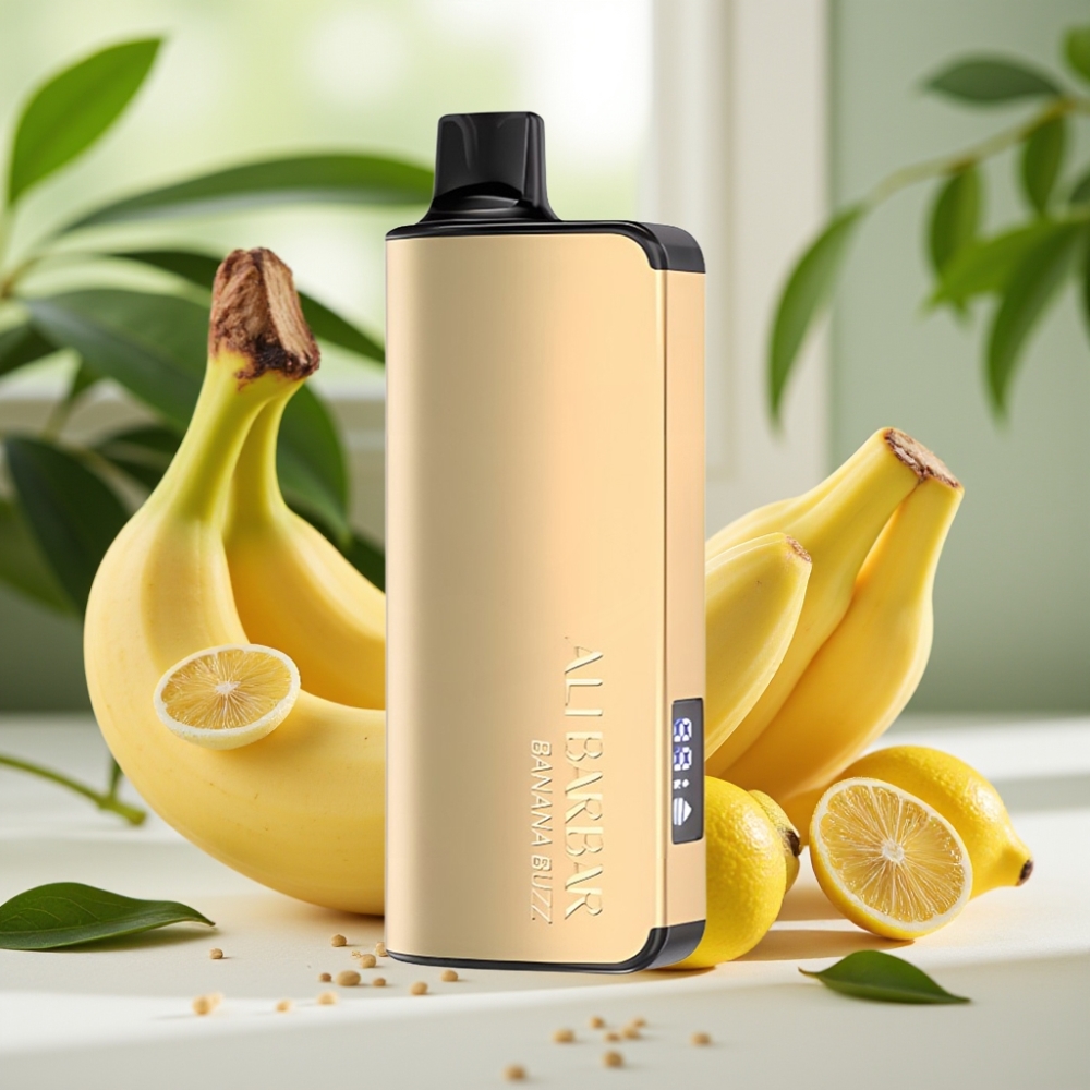 Alibarbar Ingot 9000 Пуфове 22ml 2350mAh Банан Бууз