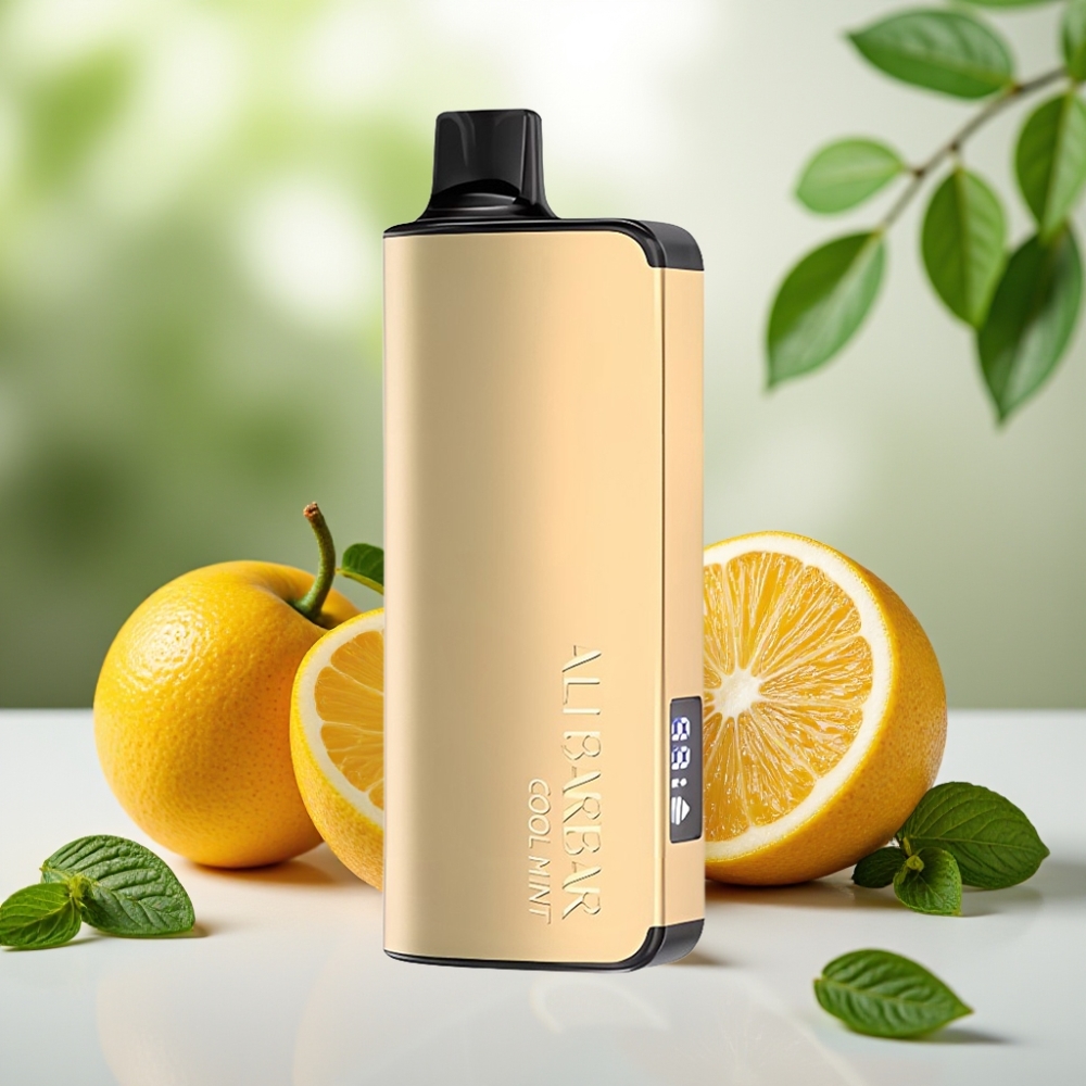 Alibarbar Ingot 9000 Puffs Bulgaria vape wholesale 22ml 2350mah LED Хладен Ментол