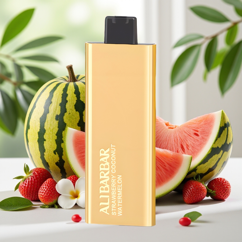 Alibarbar Pandora 7000 Puffs Bulgaria vape wholesale 17 мл Ягода Кокос Диня