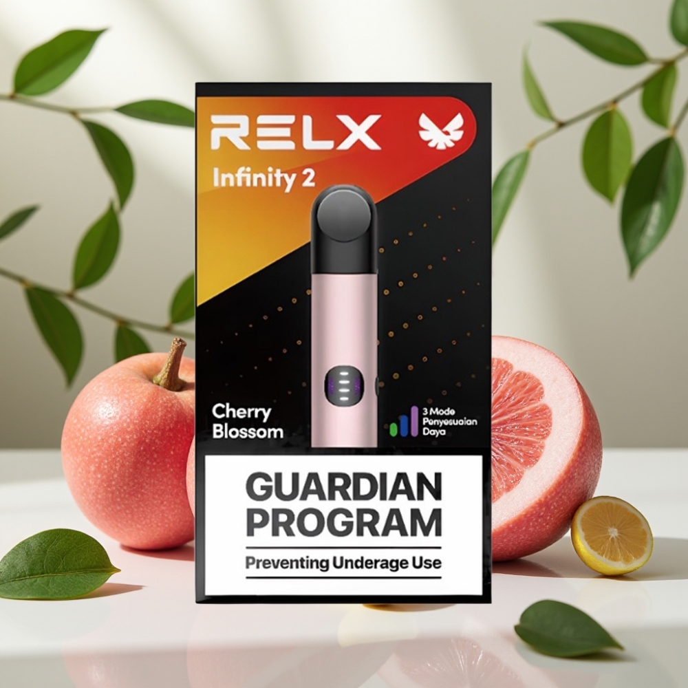RELX Infinity 2 650 пуфа розов метален дизайн 440mAh USB-C