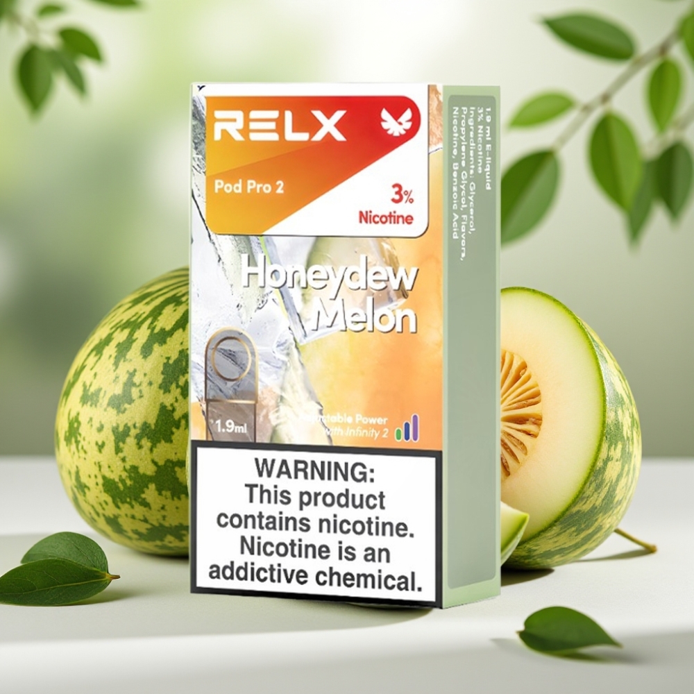 RELX Pod Pro 2 600 пуфове 3% никотин 1.9ml Пъпеш Мед
