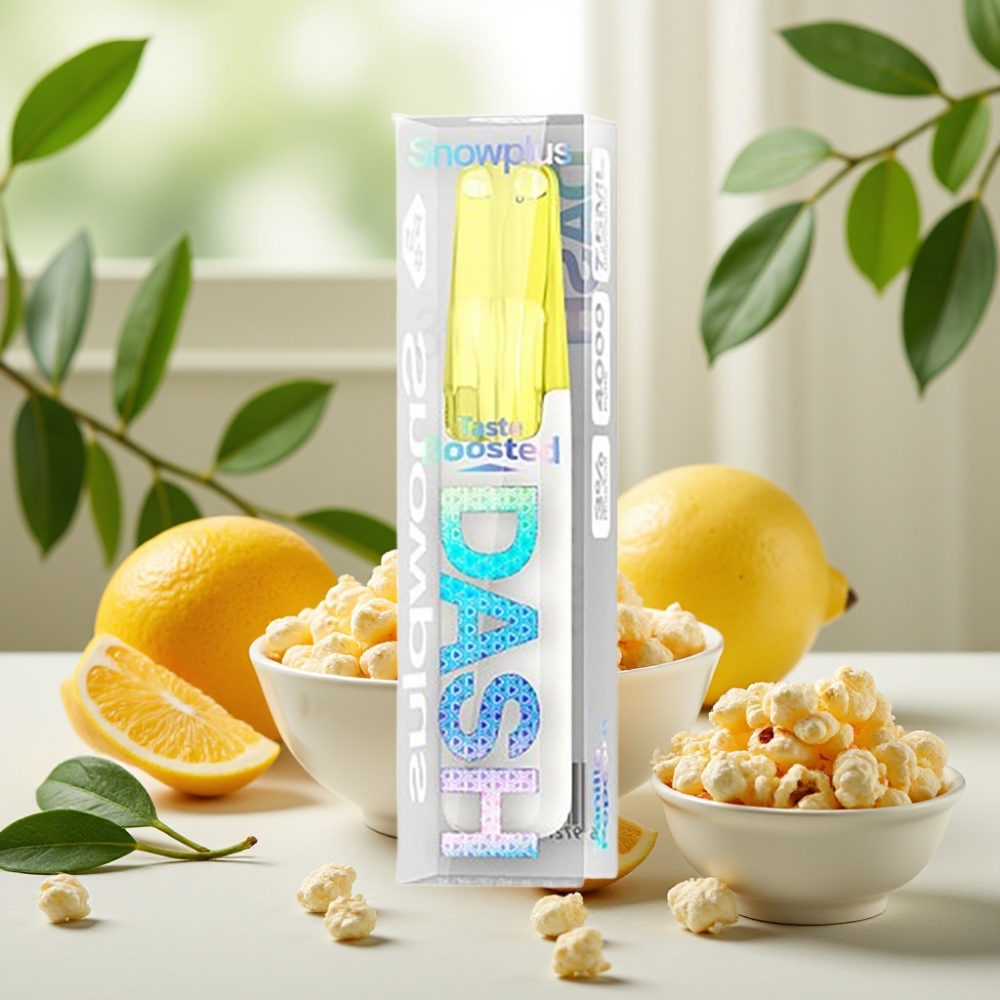 Snowplus Dash 4000 Пуфове Керамика 530 mAh Ванилия Пуканки