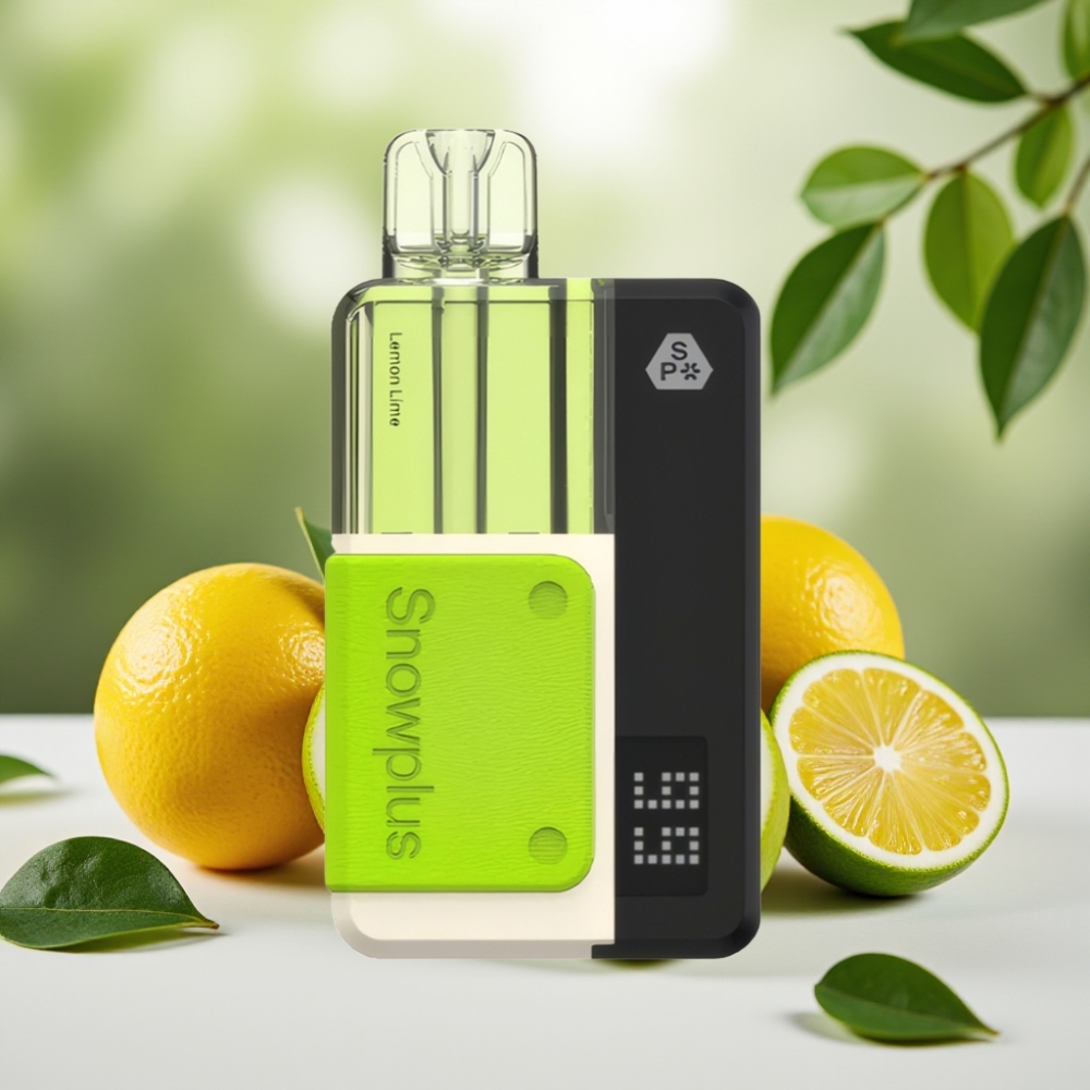 Snowplus Swift 15000 Puffs Pod Kit Лимон Лайм 43x81x25мм Dual Mesh 1000mAh 2+10мл