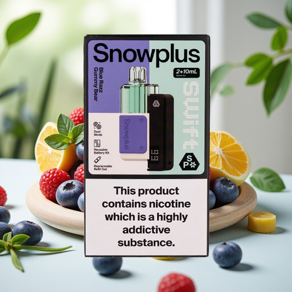 Snowplus Swift 5000 Пуфове Dual Mesh 1000 mAh Син Резен Гумени Мечета