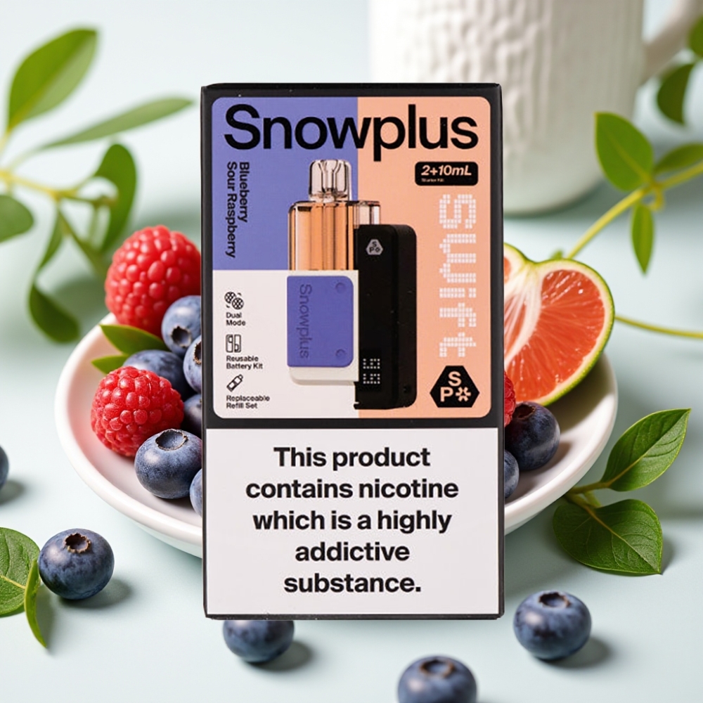 Snowplus Swift 5000 Пуфове Dual Mesh 1000mAh 2+10ml 2% Боровинка Кисла Малина