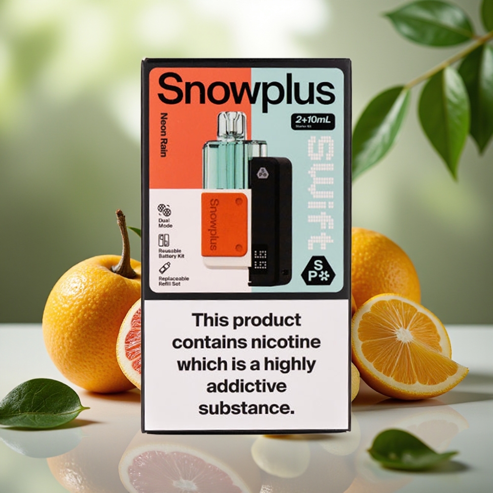 Snowplus Swift 5000 Пуфове Dual Mesh 1000mAh Неонова Дъжд