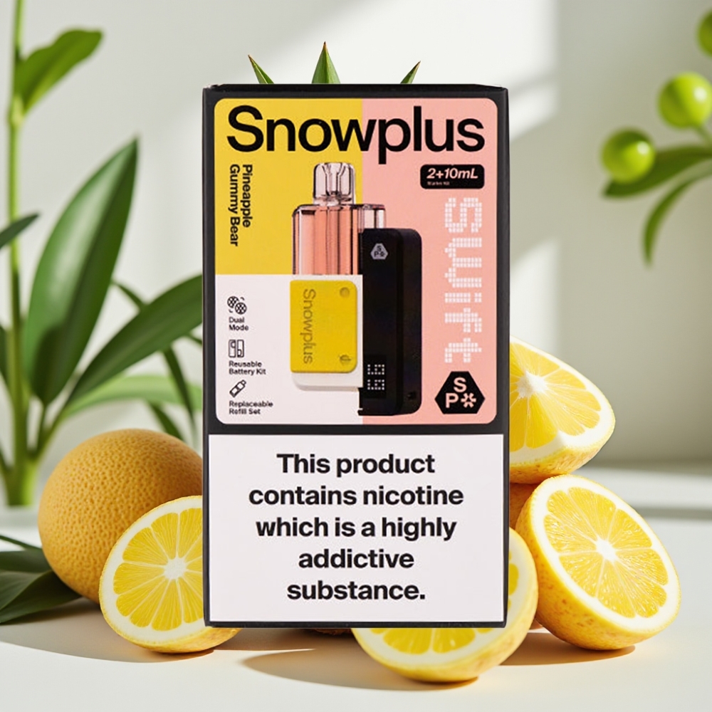 Snowplus Swift 5000 Пуфове Dual Mesh 1000mAh Ананасова Мечешка бонбона