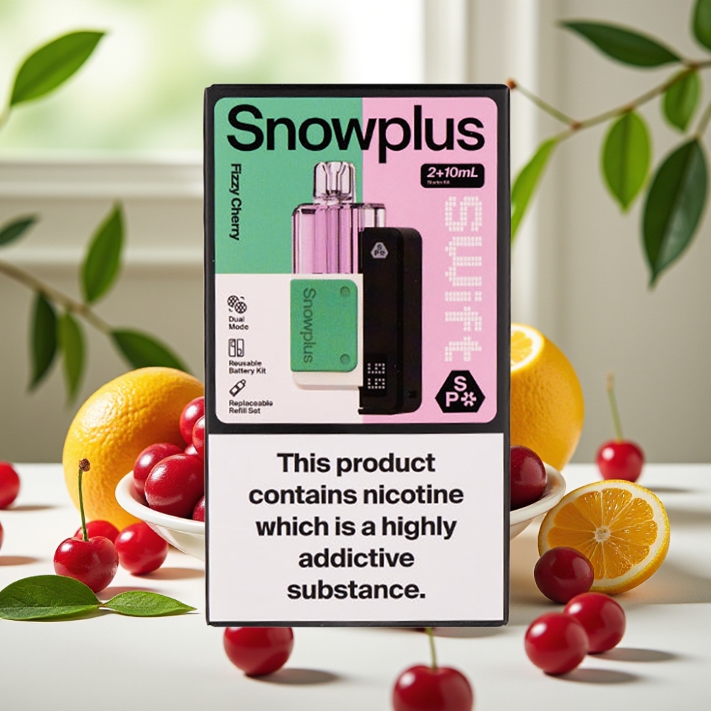 Snowplus Swift 5000 пуфове Dual Mesh Fizzy Cherry 1000mAh