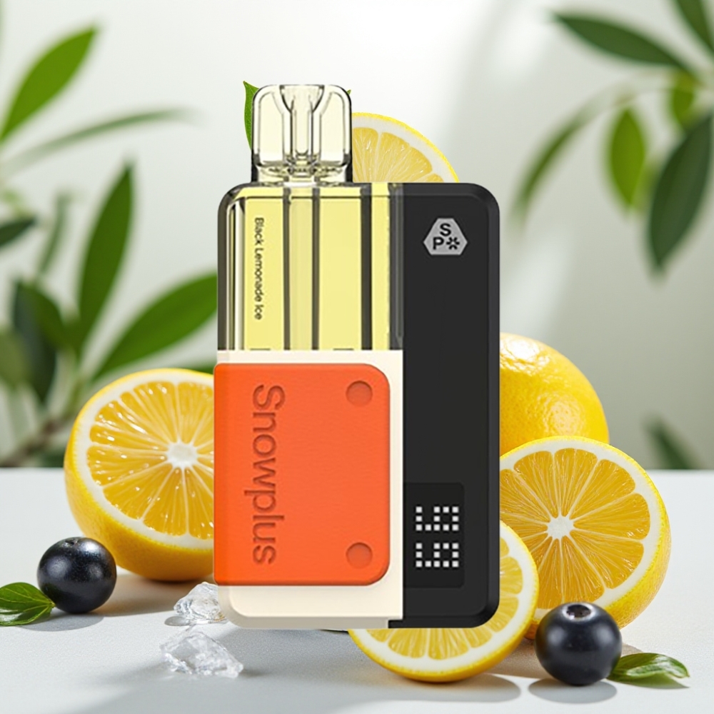 Snowplus Swift 5000 Puffs Dual Mesh 1000mAh Черен Лимонада Лед