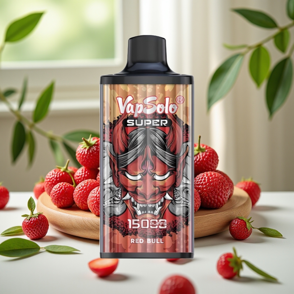 Vapsolo Super 15000 пуфове 40ml 850mah Type-C Червен бик