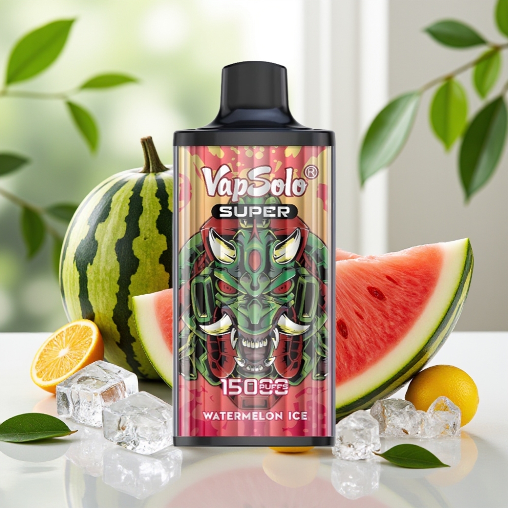 Vapsolo Super 15000 Пуфове 40ml Диня Лед 850mah Type-C
