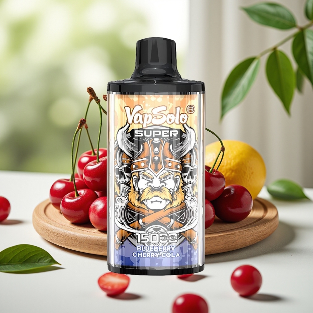 Vapsolo Super 15000 пуфове 40ml вишна кола 850mah Type-C