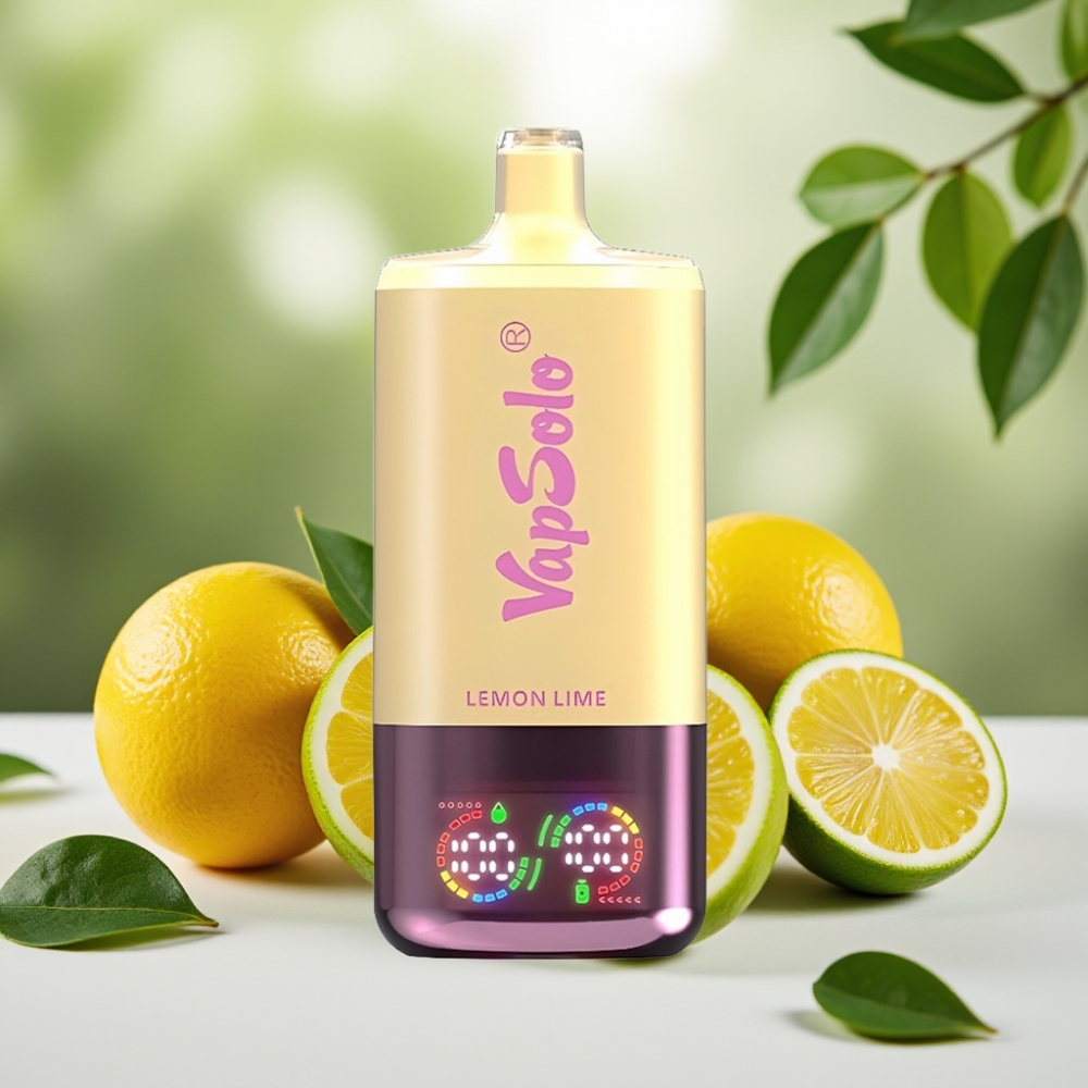VapSolo Triple 30000 Пуфса 40мл Лимон Лайм Type-C 20/50мг/мл