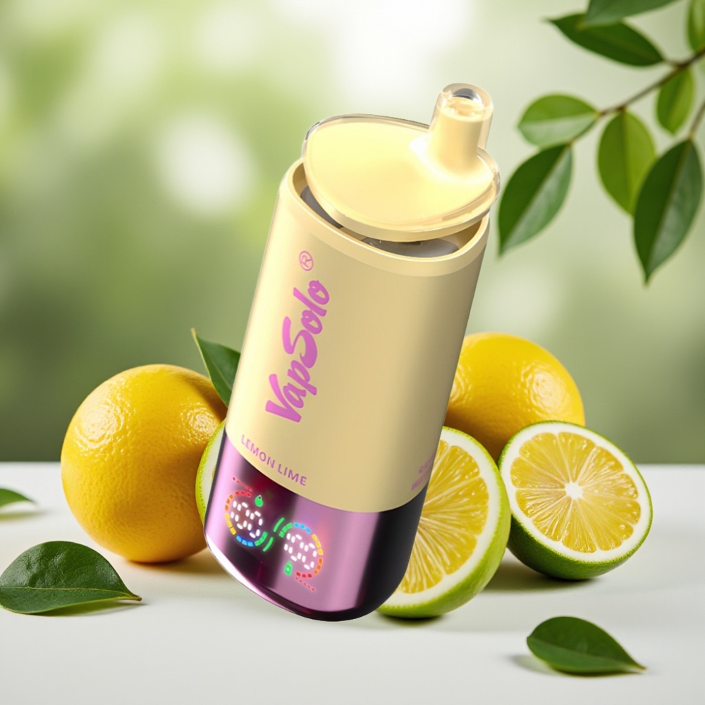 VapSolo Triple 30000 Пуфса 40мл Лимон Лайм Type-C 20/50мг/мл