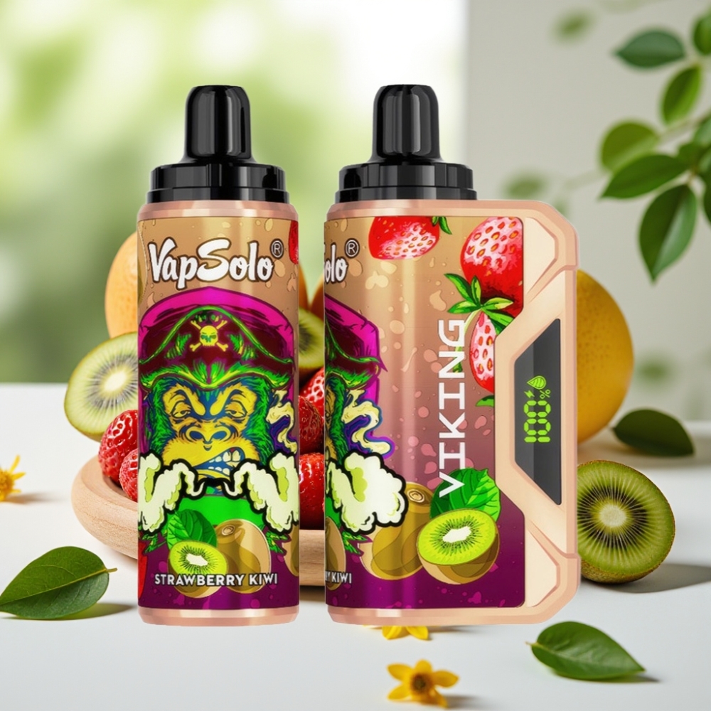 VapSolo VIKING 12000 Пуфове 22ml Ягода Киви