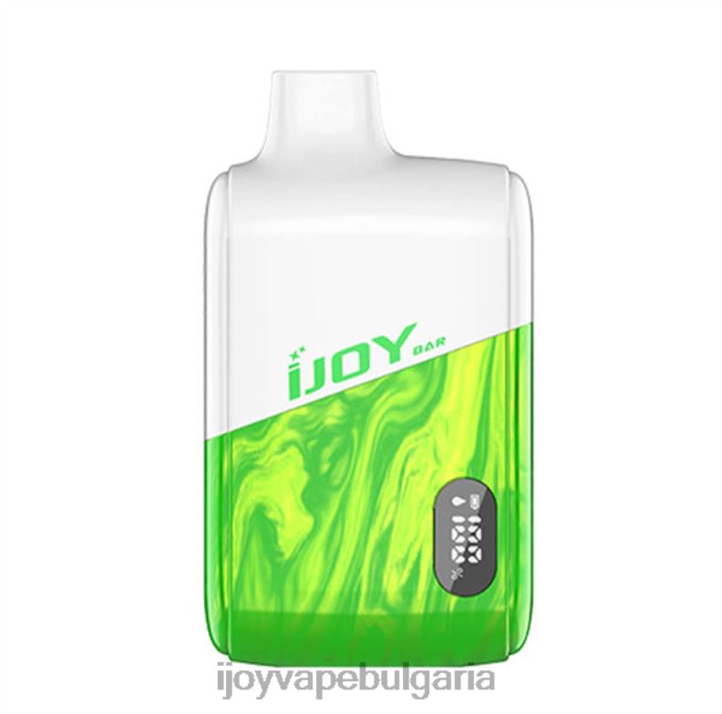 iJOY Bar Smart Vape 8000 впръсквания R24RR1 iJOY Vape Bulgaria | ябълков сок
