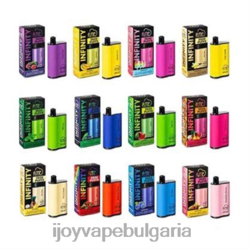 iJOY Fume Infinity за еднократна употреба 3500 впръсквания | 12 мл R24RR100 Order iJOY Vape | боровинка мента