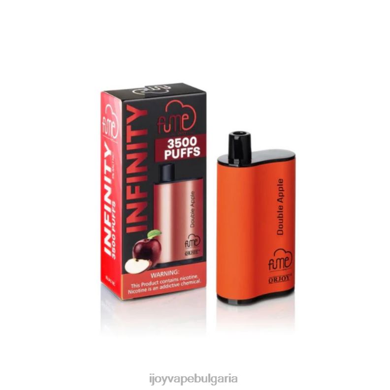 iJOY Fume Infinity за еднократна употреба 3500 впръсквания | 12 мл R24RR101 iJOY Vape Bulgaria | двойна ябълка