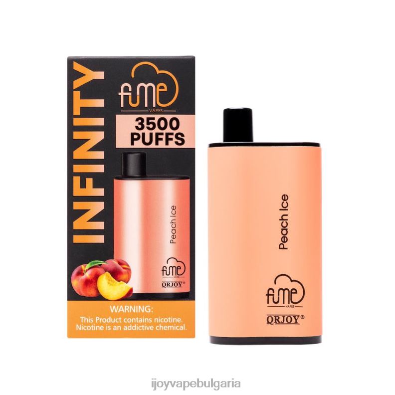 iJOY Fume Infinity за еднократна употреба 3500 впръсквания | 12 мл R24RR104 iJOY Vape България | прасковен лед