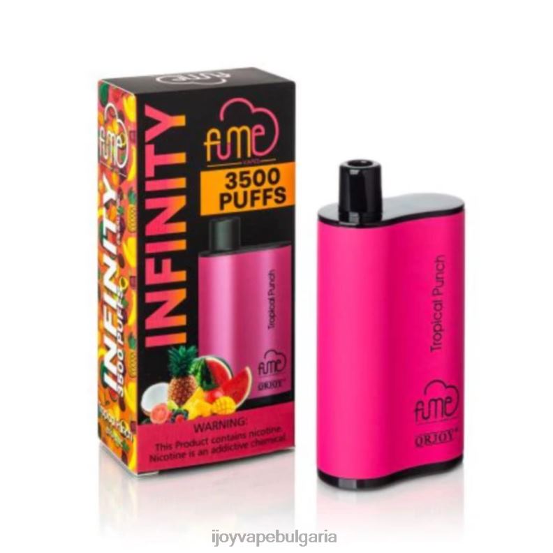iJOY Fume Infinity за еднократна употреба 3500 впръсквания | 12 мл R24RR108 iJOY Vapes For Sale | тропически удар